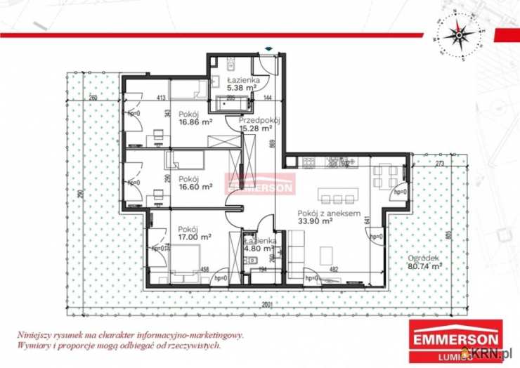 4 pokojowe, Kraków, Krowodrza, ul. , Mieszkanie  na sprzedaż