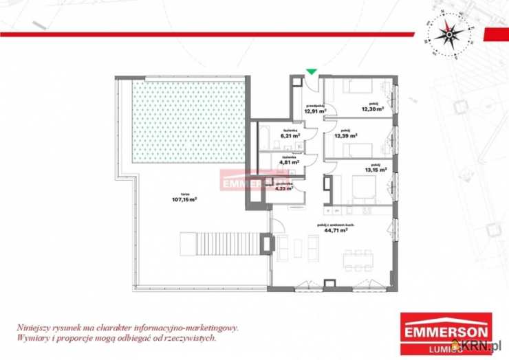 Kraków, Bronowice, ul. , 4 pokojowe, Mieszkanie  na sprzedaż