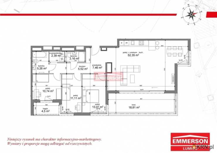 4 pokojowe, Kraków, Bronowice, ul. , Mieszkanie  na sprzedaż
