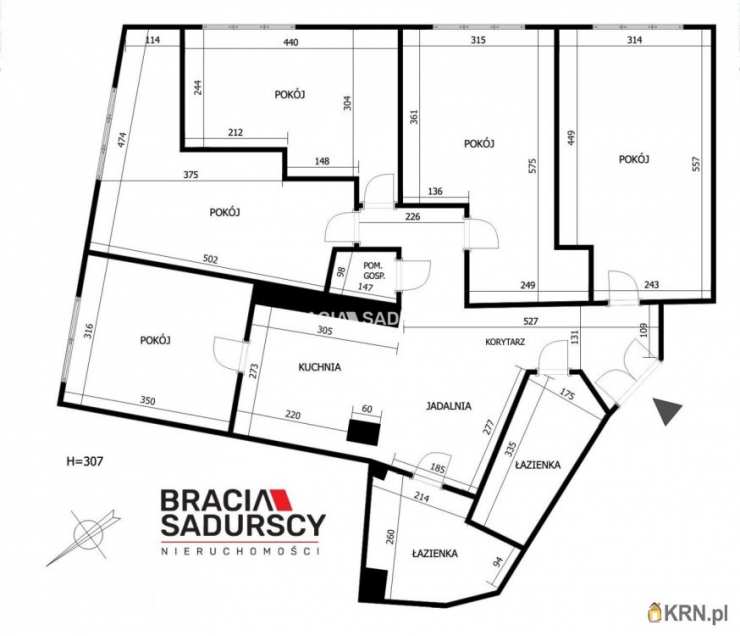 Mieszkanie  na sprzedaż, Kraków, Zwierzyniec, ul. Z. Krasińskiego, 5 pokojowe