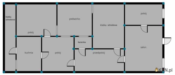 4 pokojowe, Mieszkanie  na sprzedaż, Kraków, Stare Miasto, ul. 