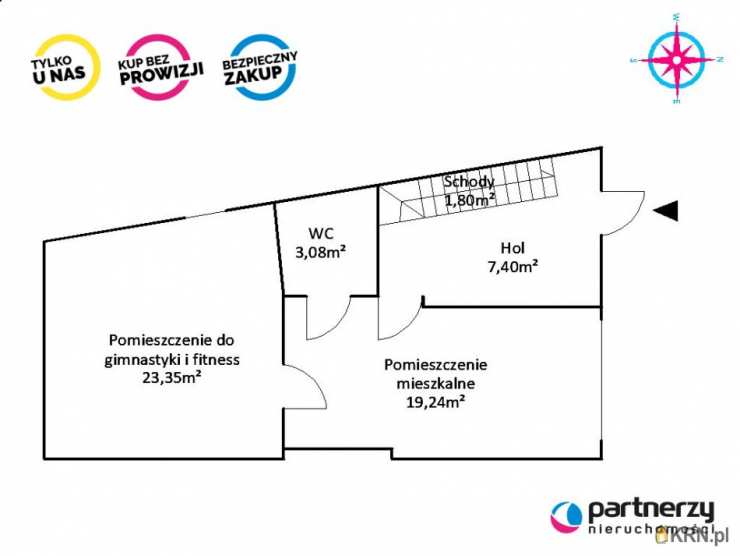 Gdańsk, Siedlce, ul. Kartuska, Mieszkanie  na sprzedaż, 3 pokojowe