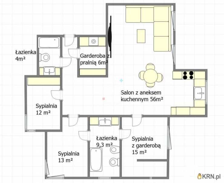 4 pokojowe, Warszawa, Śródmieście, ul. Grzybowska, Mieszkanie  na sprzedaż