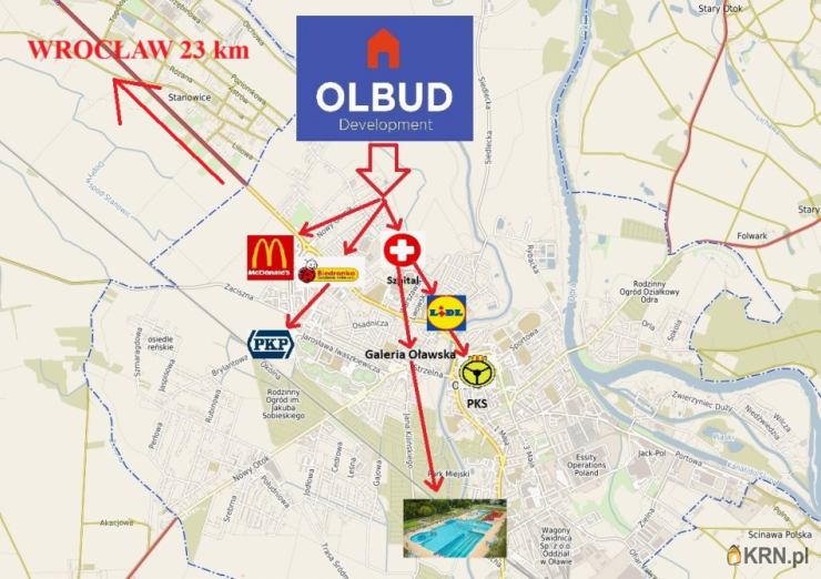 Mieszkanie  na sprzedaż, Oława, ul. ul. Janusza Korczaka, 4 pokojowe