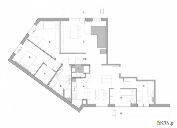 Mieszkanie  na sprzedaż, 5 pokojowe, Kraków, Dębniki, ul. 