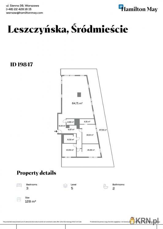 Mieszkanie  do wynajęcia, , Warszawa, ul. 