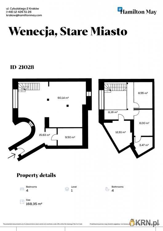 Mieszkanie  na sprzedaż, , Kraków, Stare Miasto/Nowy Świat, ul. 