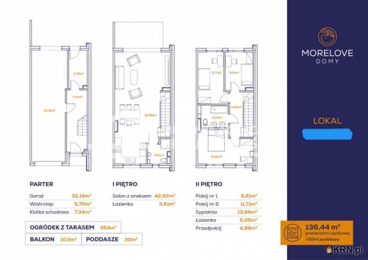 5 pokojowe, Rumia, ul. Morelowa, Mieszkanie  na sprzedaż