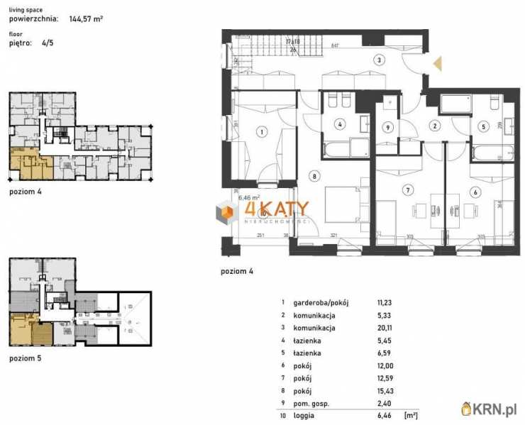 Mieszkanie  na sprzedaż, 4 pokojowe, Zielona Góra, ul. S. Moniuszki