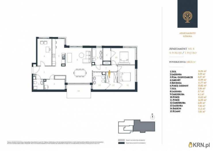 Warszawa, Mokotów, ul. , Mieszkanie  na sprzedaż, 4 pokojowe