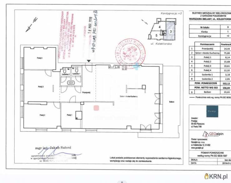 5 pokojowe, Warszawa, Bielany, ul. Kolektorska, Mieszkanie  na sprzedaż