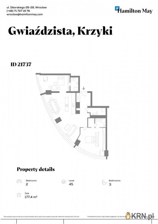 Wrocław, Krzyki, ul. Gwiaździsta, Mieszkanie  na sprzedaż, 