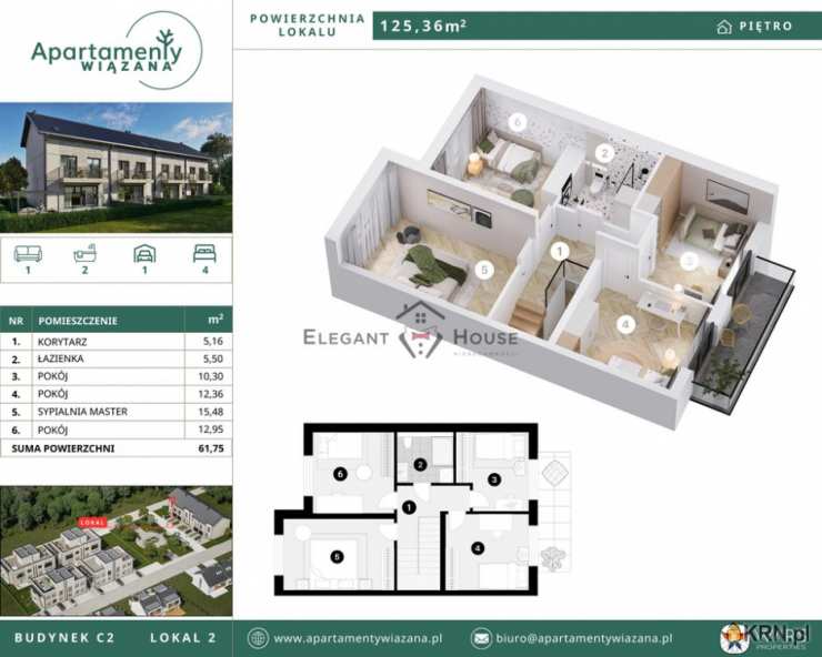 5 pokojowe, Warszawa, Wawer, ul. , Mieszkanie  na sprzedaż