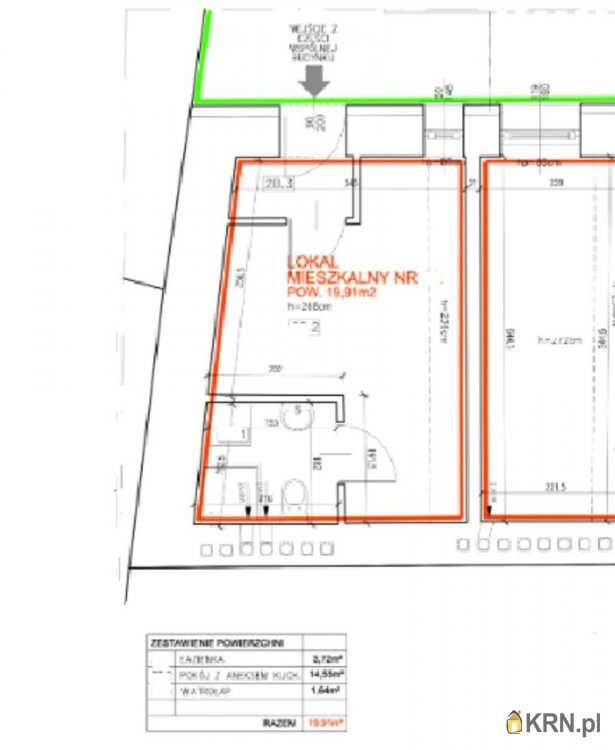 Mieszkanie  na sprzedaż, 1 pokojowe, Kraków, Stare Miasto, ul. 