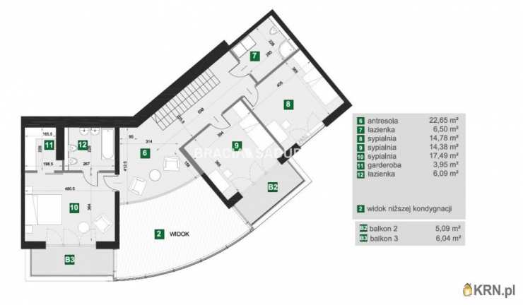 Kraków, Grzegórzki, ul. Kotlarska, Mieszkanie  na sprzedaż, 5 pokojowe