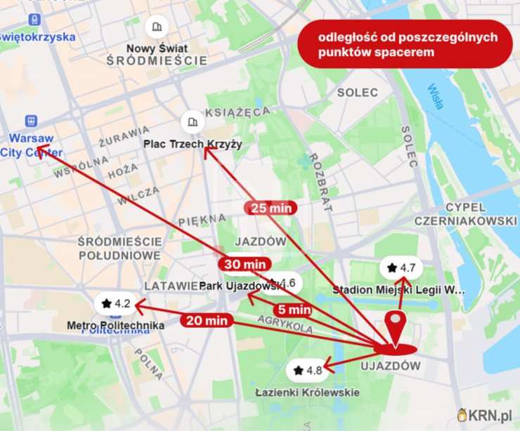 1 pokojowe, Warszawa, Śródmieście/Ujazdów, ul. Szwoleżerów, Mieszkanie  na sprzedaż