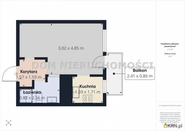 Olsztyn, Zatorze, ul. A. Małeckiego, 1 pokojowe, Mieszkanie  na sprzedaż