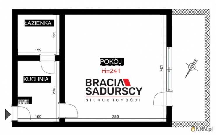 Kraków, Krowodrza, ul. Litewska, Mieszkanie  na sprzedaż, 1 pokojowe
