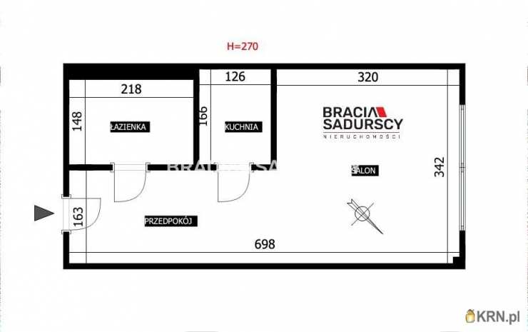 Kraków, Dębniki/Ruczaj, ul. Kobierzyńska, Mieszkanie  na sprzedaż, 1 pokojowe