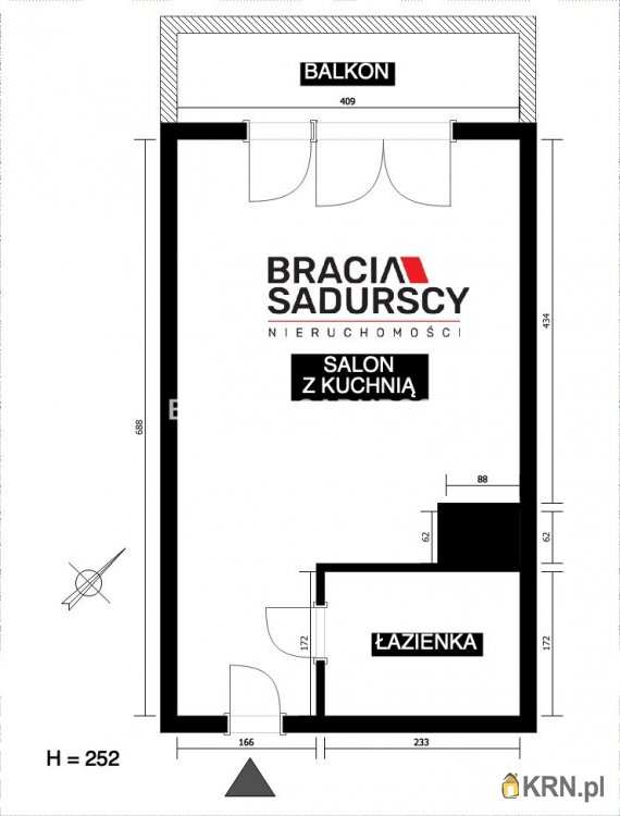 Kraków, Podgórze Duchackie/Wola Duchacka, ul. Zabawa, 1 pokojowe, Mieszkanie  na sprzedaż