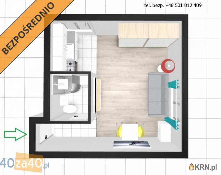 Mieszkanie  na sprzedaż, Ostrołęka, ul. , 1 pokojowe