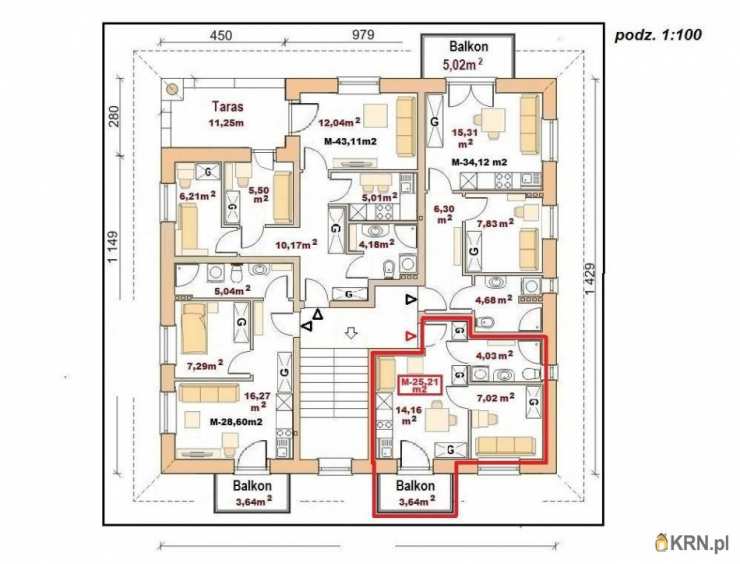Wadowice, ul. , 2 pokojowe, Mieszkanie  na sprzedaż