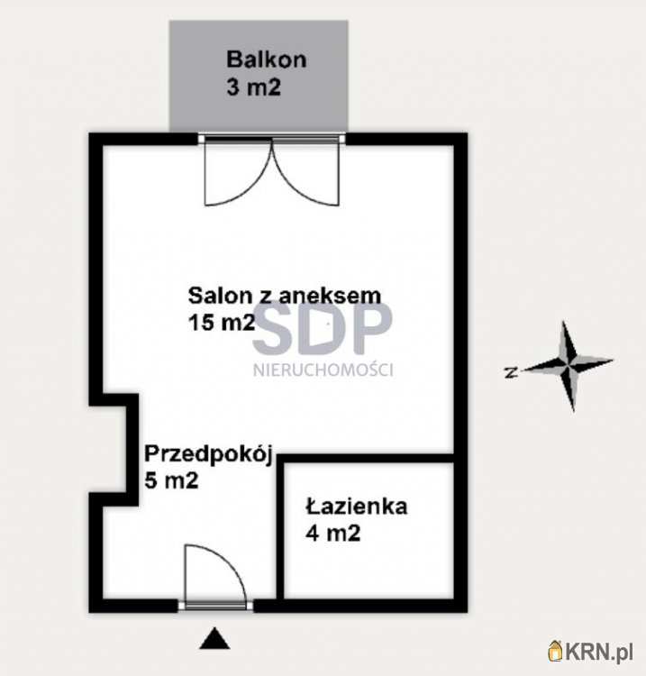 Mieszkanie  na sprzedaż, 1 pokojowe, Wrocław, Stare Miasto, ul. T. Kościuszki