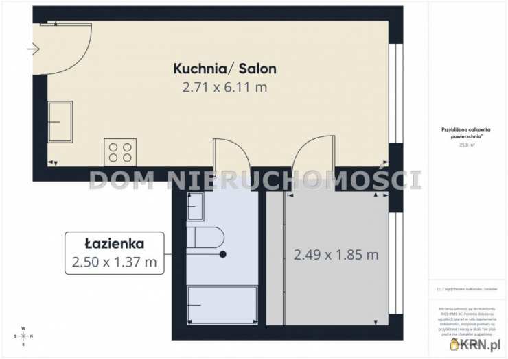 Olsztyn, Zielona Górka, ul. Zimowa, Mieszkanie  na sprzedaż, 2 pokojowe