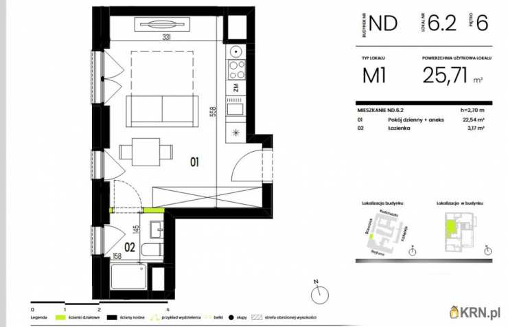 1 pokojowe, Wrocław, Stare Miasto, ul. , Mieszkanie  na sprzedaż