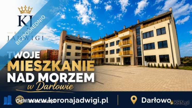 Mieszkanie  na sprzedaż, Darłowo, ul. Królowej Jadwigi, 1 pokojowe