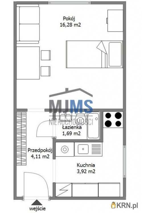Mieszkanie  do wynajęcia, Gdynia, Obłuże, ul. Szewska, 1 pokojowe