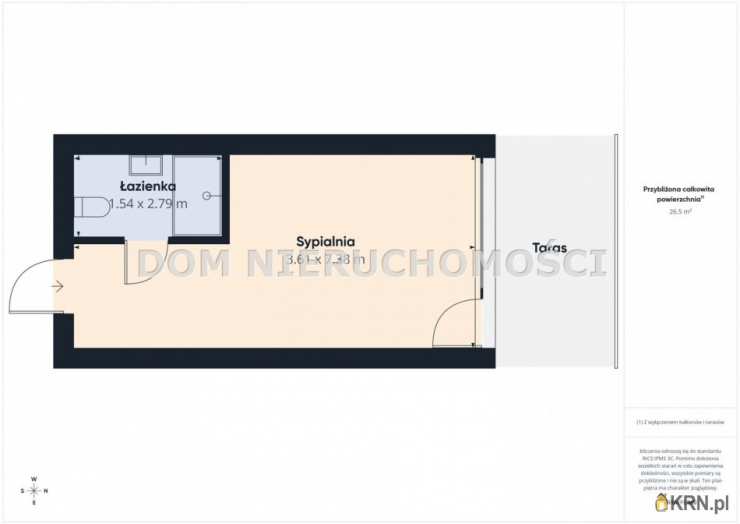 Mieszkanie  na sprzedaż, Olsztyn, Likusy, ul. Żeglarska, 1 pokojowe