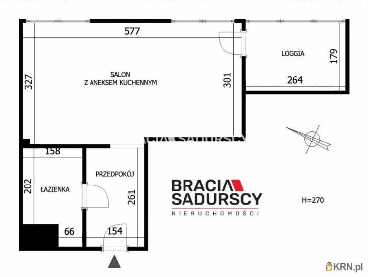 Kraków, Prądnik Biały/Krowodrza Górka, ul. Bratysławska, Mieszkanie  na sprzedaż, 1 pokojowe