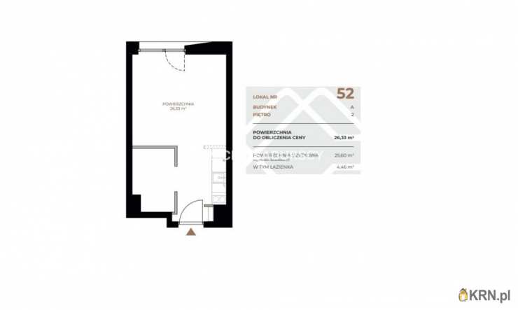 Kraków, Grzegórzki, ul. Fabryczna, Mieszkanie  na sprzedaż, 1 pokojowe