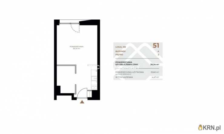 Kraków, Grzegórzki, ul. Fabryczna, Mieszkanie  na sprzedaż, 1 pokojowe