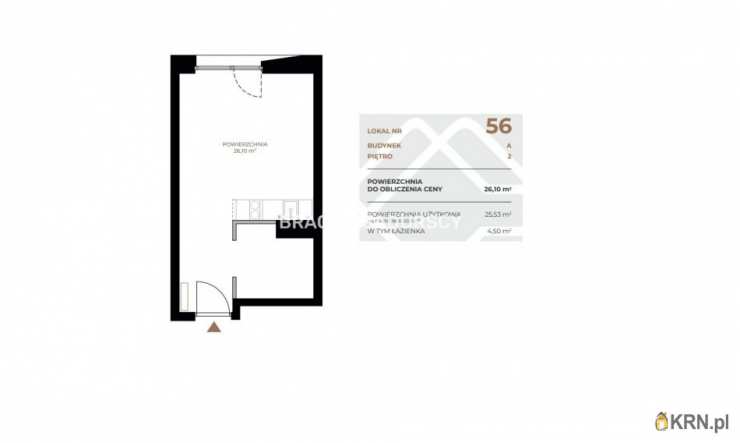 Kraków, Grzegórzki, ul. Fabryczna, Mieszkanie  na sprzedaż, 1 pokojowe