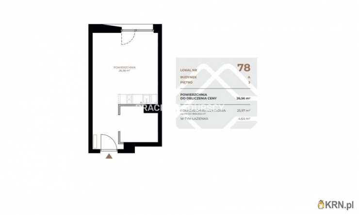 Kraków, Grzegórzki, ul. Fabryczna, Mieszkanie  na sprzedaż, 1 pokojowe