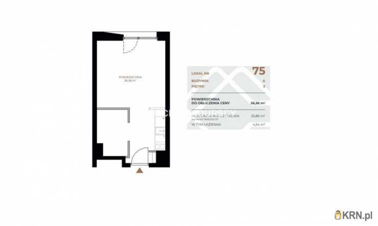 Kraków, Grzegórzki, ul. Fabryczna, Mieszkanie  na sprzedaż, 1 pokojowe