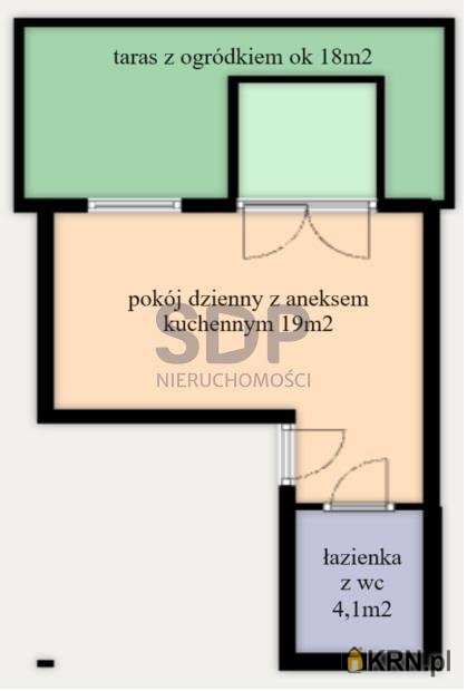 Mieszkanie  na sprzedaż, 1 pokojowe, Wrocław, Śródmieście, ul. Kępa Mieszczańska