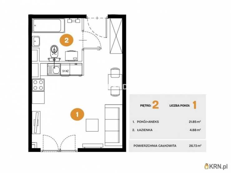 Kraków, Bronowice, ul. Na Błonie, Mieszkanie  na sprzedaż, 1 pokojowe
