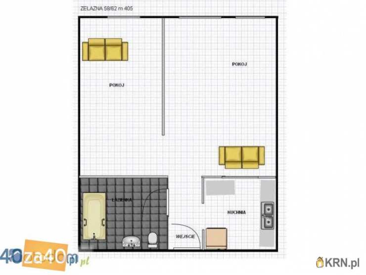 Warszawa, Wola, ul. Żelazna, 2 pokojowe, Mieszkanie  do wynajęcia