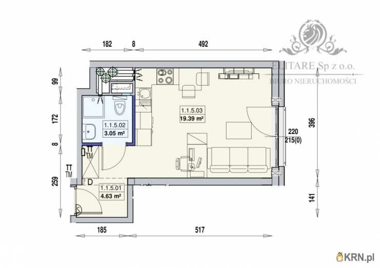 Mieszkanie  na sprzedaż, 1 pokojowe, Wrocław, Stare Miasto, ul. 