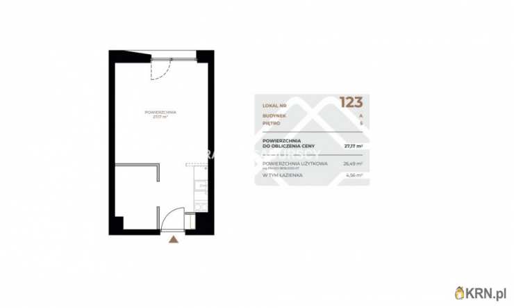 Kraków, Grzegórzki, ul. Fabryczna, Mieszkanie  na sprzedaż, 1 pokojowe