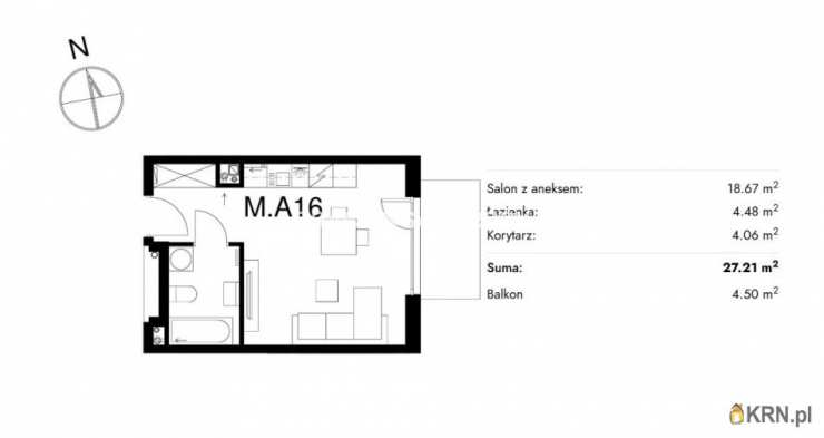 Kraków, Prądnik Biały, ul. Stelmachów, Mieszkanie  na sprzedaż, 1 pokojowe