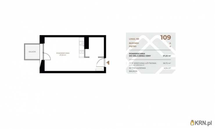 Kraków, Grzegórzki, ul. Fabryczna, Mieszkanie  na sprzedaż, 1 pokojowe