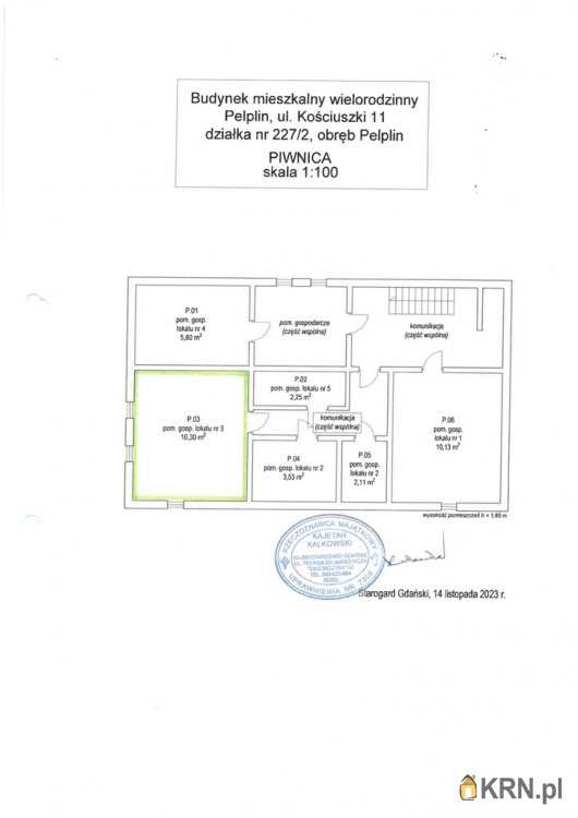 2 pokojowe, Pelplin, ul. , Mieszkanie  na sprzedaż