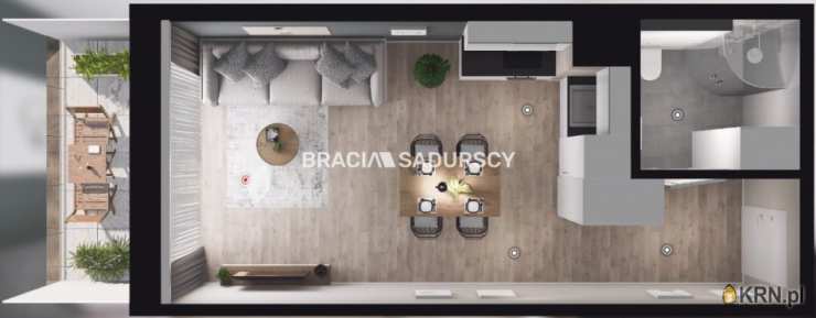 Mieszkanie  na sprzedaż, Kraków, Dębniki, ul. dr. J. Babińskiego, 1 pokojowe