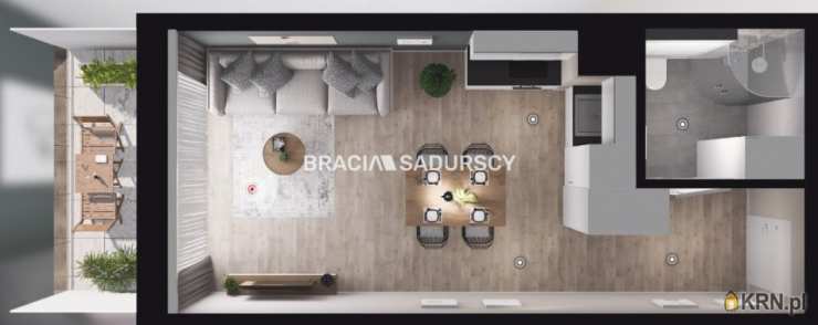 Kraków, Dębniki, ul. dr. J. Babińskiego, Mieszkanie  na sprzedaż, 1 pokojowe