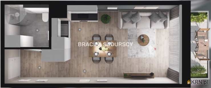 Kraków, Dębniki, ul. dr. J. Babińskiego, Mieszkanie  na sprzedaż, 1 pokojowe