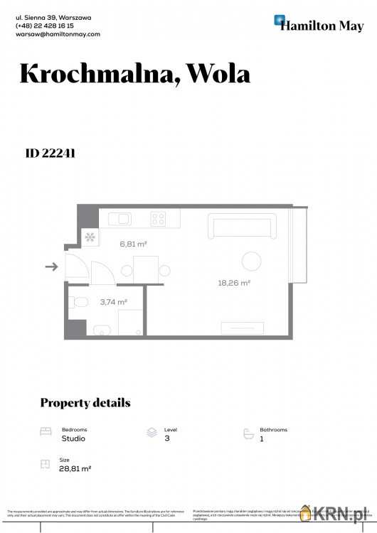 Mieszkanie  do wynajęcia, , Mirów, ul. 